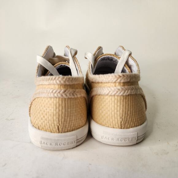 Jack Rogers Lia Rope Sneakers Rattan 7B NEW - Picture 6 of 8
